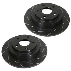 EBC USR Slotted Front Brake Rotors 97-02 Dakota, 98-02 Durango